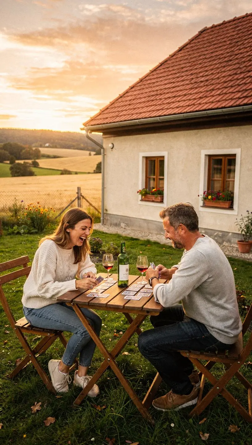 Cestovatelé si užívají piknik u řeky během své roadtripové expedice.